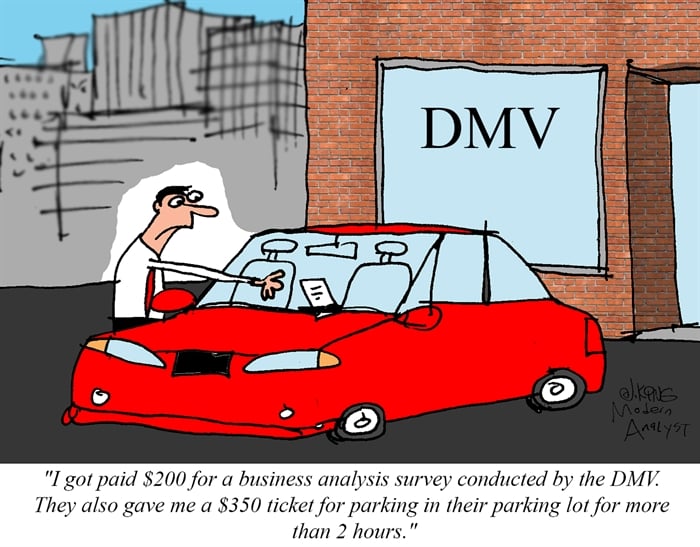 Humor - Cartoon: DMV Experience